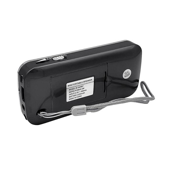 Multifunctional Digital MP3 Pocket Speaker AM/FM Radio Bluetooth/USB/SD/AUX BLK - Picture 2 of 5